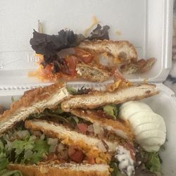 The Rooster’s Call - Chicken strip salad