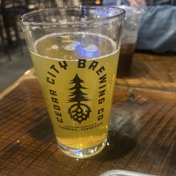 Cedar City Brewing - Orange Pilsner? Look at my last review the beer was a different color and much more orange flavored. - Breweries Near Me - Lebanon, Tennessee