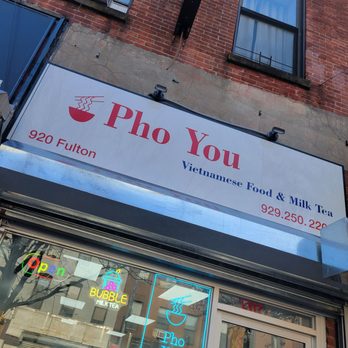 Pho You - the front of a restaurant - Vietnamese Near Me - Brooklyn, New York
