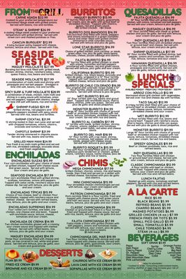 Menu photo 2 El Maguey Mexican Restaurant  Brooks, KY