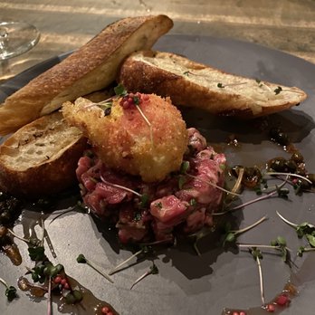 Gather in Jackson Hole - Beef tartare - New American Near Me - Jackson, Wyoming Gather in Jackson Hole - Beef tartare - New American Near Me - Jackson, Wyoming