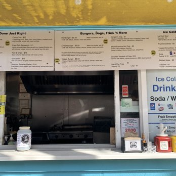 The Conch Shack - Menu. Cash only - Seafood Near Me - Key West, Florida