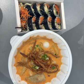 Jaws Topokki - Rose topokki (spicy) Signature gimbap - Korean Near Me - Buena Park, California Jaws Topokki - Rose topokki (spicy) Signature gimbap - Korean Near Me - Buena Park, California