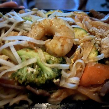 Asian & Sushi Bistro - Chicken Pad Thai w shrimp, beef, and I checked all the boxes for vegetables and protein:) Amazing!!! - Sushi Bars Near Me - Elkton, Maryland Asian & Sushi Bistro - Chicken Pad Thai w shrimp, beef, and I checked all the boxes for vegetables and protein:) Amazing!!! - Sushi Bars Near Me - Elkton, Maryland
