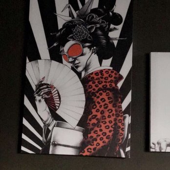 Sushi X - Funky art on every wall. - Japanese Near Me - Chicago, Illinois
