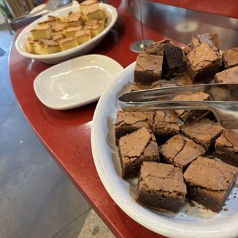 Muss & Turner's - Dessert bar (Dark Chocolate Brownie, White Chocolate Brownie, and chocolate chip cookies) - New American Near Me - Cumberland, Georgia Muss & Turner's - Dessert bar (Dark Chocolate Brownie, White Chocolate Brownie, and chocolate chip cookies) - New American Near Me - Cumberland, Georgia