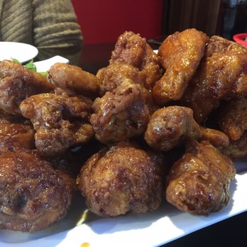Bonchon Crofton - Half spicy and half soy garlic - Asian Fusion Near Me - Gambrills, Maryland