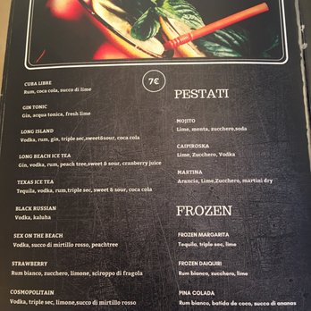 Bar G G Belli - Menu - Cafes Near Me - Rome, RM Bar G G Belli - Menu - Cafes Near Me - Rome, RM
