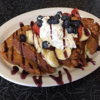 Old Croydon Cafe - Deep fried french toast with fresh strawberries, bananas, blueberries and whipped cream. - Breakfast & Brunch Near Me - Croydon, Pennsylvania