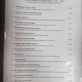 Thai Fried Rice - Menu - Thai Near Me - Houston, Texas Thai Fried Rice - Menu - Thai Near Me - Houston, Texas