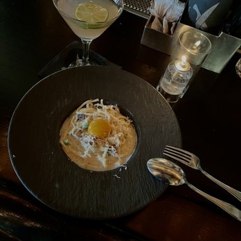 Crossroads Kitchen - Spaghetti Carbonara (gluten free option) - Vegan Near Me - Los Angeles, California
