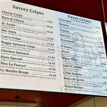 Crepes de Paris - Menu - Creperies Near Me - Jurupa Valley, California