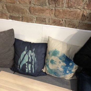 Café KOYA - Totoro pillows! - Cafes Near Me - Stockholm, Alberta