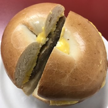 Paula's Donuts - My sausage, egg, and cheese sandwich. - Donuts Near Me - Tonawanda, New York Paula's Donuts - My sausage, egg, and cheese sandwich. - Donuts Near Me - Tonawanda, New York