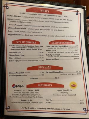Menu photo 2 The Wonder Bar Milan, OH Menu photo 2 The Wonder Bar Milan, OH