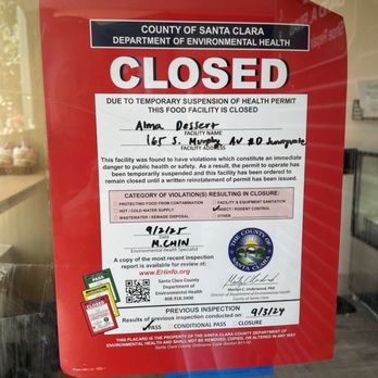 Alma Dessert - Insect or rodent infestation. - Bubble Tea Near Me - Sunnyvale, California Alma Dessert - Insect or rodent infestation. - Bubble Tea Near Me - Sunnyvale, California