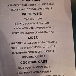 Menu Oct 2025