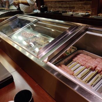 Yakitori Hachibei - This is where the Chef grilled each stick. - Japanese Near Me - Honolulu, Hawaii Yakitori Hachibei - This is where the Chef grilled each stick. - Japanese Near Me - Honolulu, Hawaii