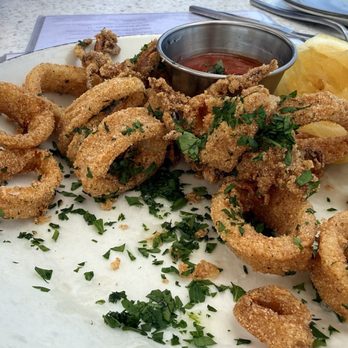 Georges at the Cove - Calamari- seasoning was amazing - New American Near Me - La Jolla, California Georges at the Cove - Calamari- seasoning was amazing - New American Near Me - La Jolla, California