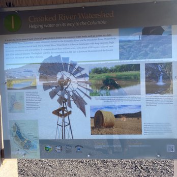 Crooked River Wetlands - History sign - Parks Near Me - Prineville, Oregon