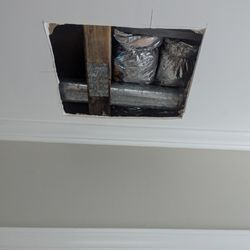 Carolina Home Remodeling - Ceiling opening after shower install. Company said leak was not due to shower and I was responsible for all repairs.