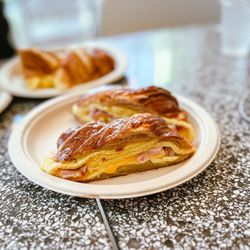 Porto's Bakery & Cafe - Ham and Cheese Croissant Sandwich