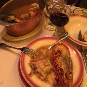 Chez Napoleon - Bouillabaisse (garlic and spice croutons on bottom with soup and seafood poured over top), big portion. - French Near Me - New York, New York Chez Napoleon - Bouillabaisse (garlic and spice croutons on bottom with soup and seafood poured over top), big portion. - French Near Me - New York, New York