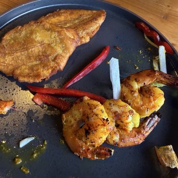 Greg's Cookout - Half eaten Grilled shrimp... forgot to take fresh photo - Haitian Near Me - Hallandale Beach, Florida Greg's Cookout - Half eaten Grilled shrimp... forgot to take fresh photo - Haitian Near Me - Hallandale Beach, Florida