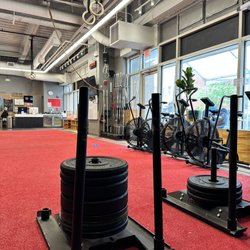 Urban Athletic Club - Open turf area for sled pushes and dynamic movements.