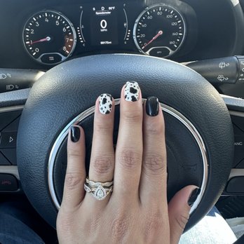 Lazy Baby Nails - Cow Nails. - Nail Salons Near Me - Pleasant Grove, Utah