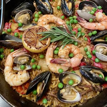 La Marcha Tapas Bar - Paella Marinera - Spanish Near Me - Berkeley, California