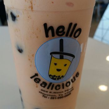 Hello Tealicious - Papaya smoothie with tapioca. Delicious! - Coffee & Tea Near Me - Houston, Texas