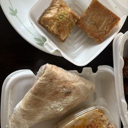 Baklava (2 pieces), Hummus (vegan) Baklava (2 pieces), Hummus (vegan)