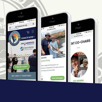 GL Design - Wix Website on mobile for Hook A Cure fishing tournament - Graphic Design Near Me - Beverly, Massachusetts GL Design - Wix Website on mobile for Hook A Cure fishing tournament - Graphic Design Near Me - Beverly, Massachusetts