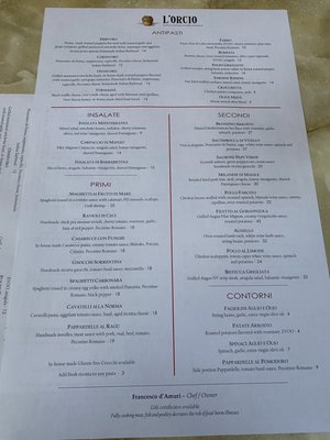 Menu photo 7 L'Orcio New Haven, CT