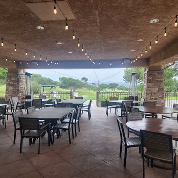 Fairways Kitchen & Bar - Outside Eating Area. BEAUTIFUL View - Bars Near Me - Oceanside, California