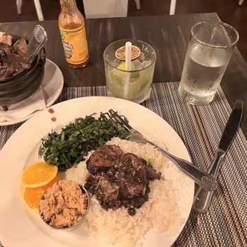 Rice X Beans - Frijoada with rice and sauté collards Brazil style. Delicious Caipirinha Lime cocktail. - Brazilian Near Me - New York, New York Rice X Beans - Frijoada with rice and sauté collards Brazil style. Delicious Caipirinha Lime cocktail. - Brazilian Near Me - New York, New York