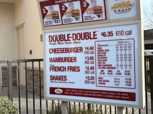 Menu photo 1 In-N-Out Burger Vallejo, CA