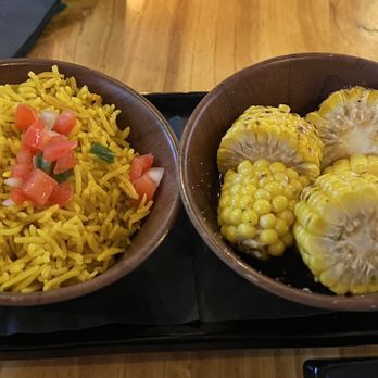 Tulum Kitchen & Bar - Safron Rice and Honey Lime Corn Medallions - Seafood Near Me - Atlanta, Georgia Tulum Kitchen & Bar - Safron Rice and Honey Lime Corn Medallions - Seafood Near Me - Atlanta, Georgia