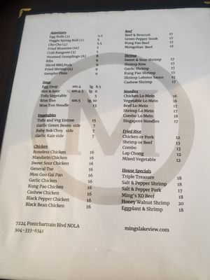 Ming's by null