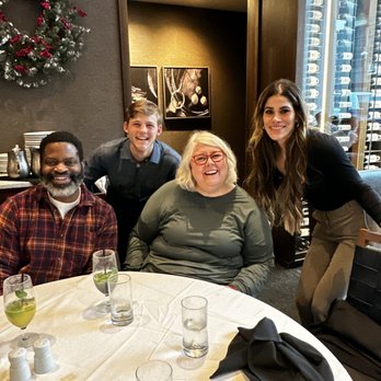 Fogo de Chão - My husband and I with Monique the manager and Aiden. - Brazilian Near Me - Plano, Texas
