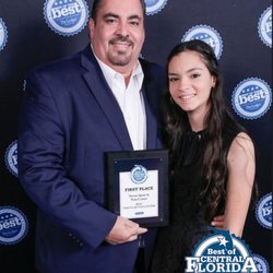 Novus Spine & Pain Center - 2019 Best of the Best 1st Place Dr. Torres and daughter
