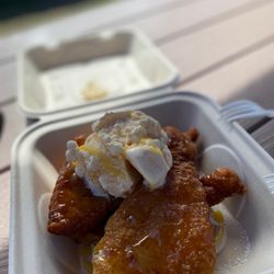 A Taste Of Molokai - Fried Croissant and vanilla ice cream