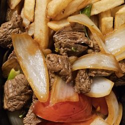 Inka Grill - Lomo Saltado. So juicy, savory, and delicious.