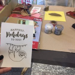 Finished heat embossing product!
