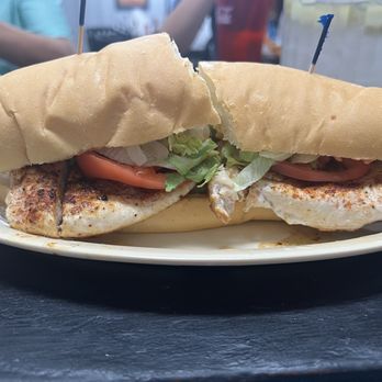 Starfish Restaurant - Grilled chicken po-boy - Seafood Near Me - Grand Isle, Louisiana Starfish Restaurant - Grilled chicken po-boy - Seafood Near Me - Grand Isle, Louisiana