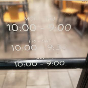 Panda Express - Actual store hours - Chinese Near Me - Pearl City, Hawaii