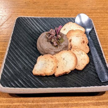 La Tasqueria - La Tasqueria de Javi Estevez 09/07/21: Partridge Pate, Apple, Pork Tongue, Toast - Spanish Near Me - Madrid, M