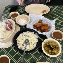 Vaughan's Catfish On The Lake - The spread. appetizers def better than entree