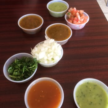 Tacos Kissi - All kinds of salas and toppings for your tacos! - Mexican Near Me - Phoenix, Arizona